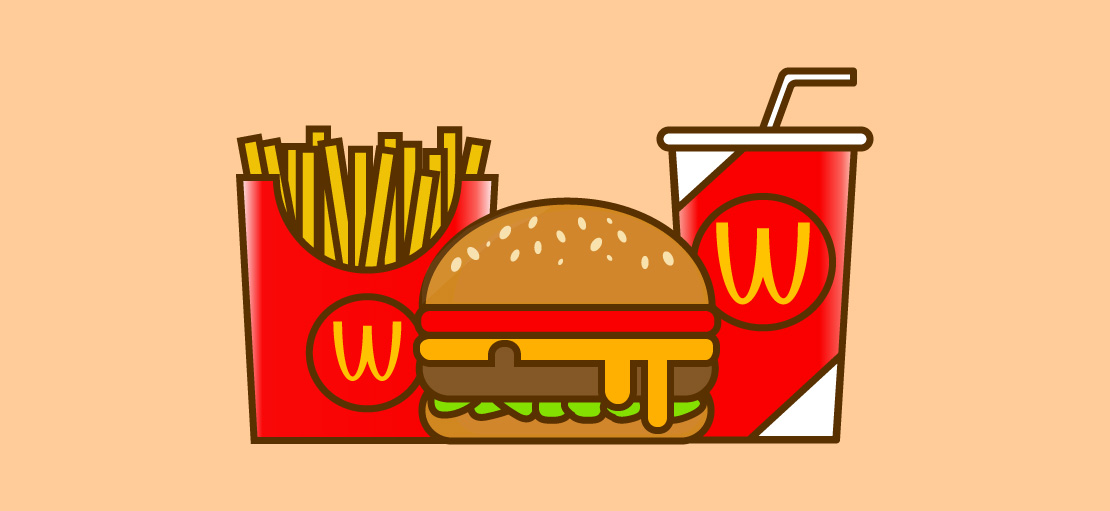 Fastfood Combo illustration