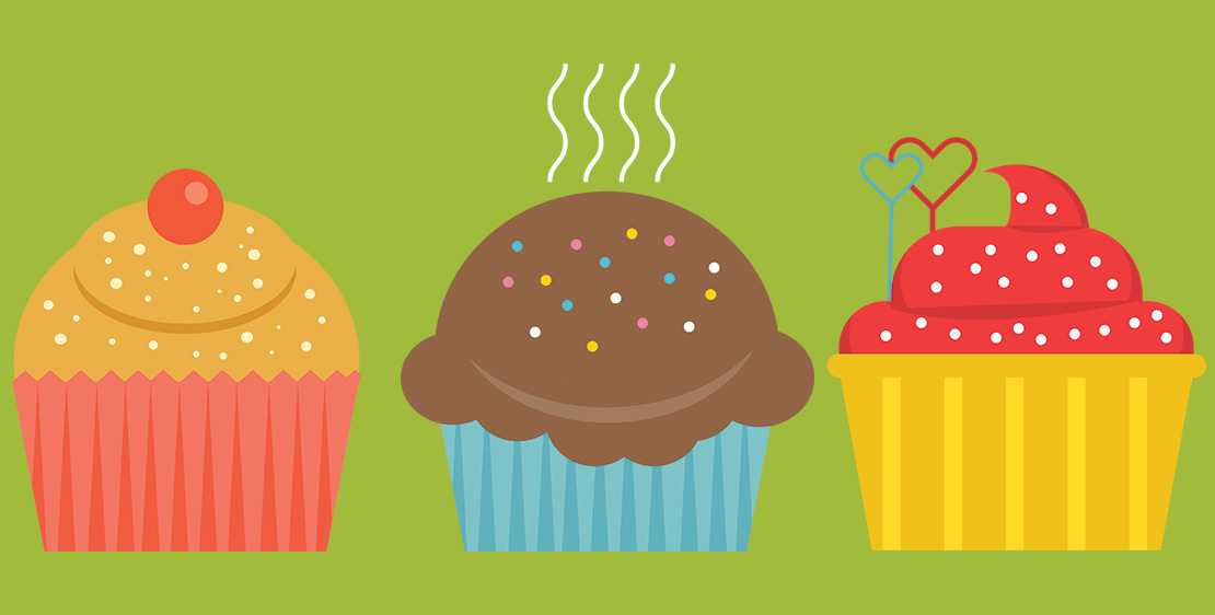 Cupcakes illustration