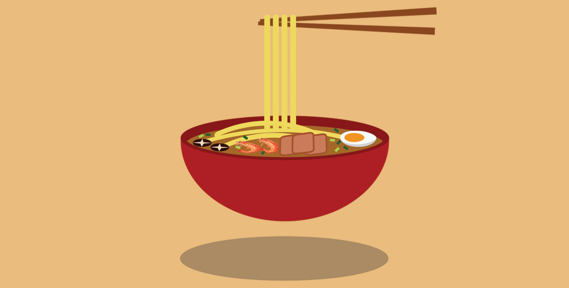 Noodles illustration