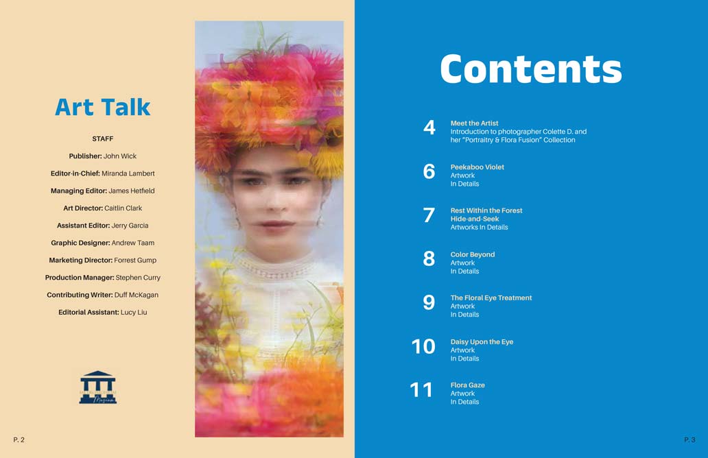 Art-Talk Catalog Pages 2&3