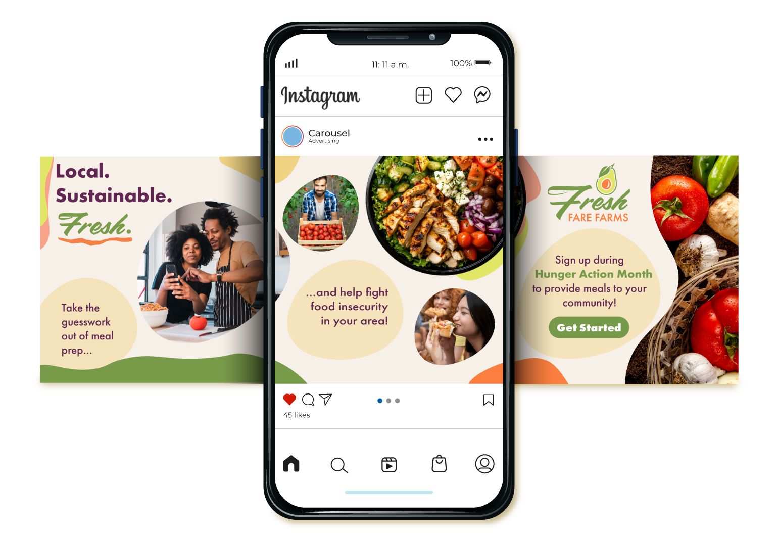 Fresh Fare farms Ads